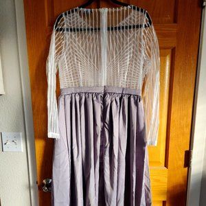 Silver mesh dress